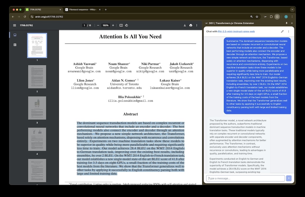 Browser Extension screenshot