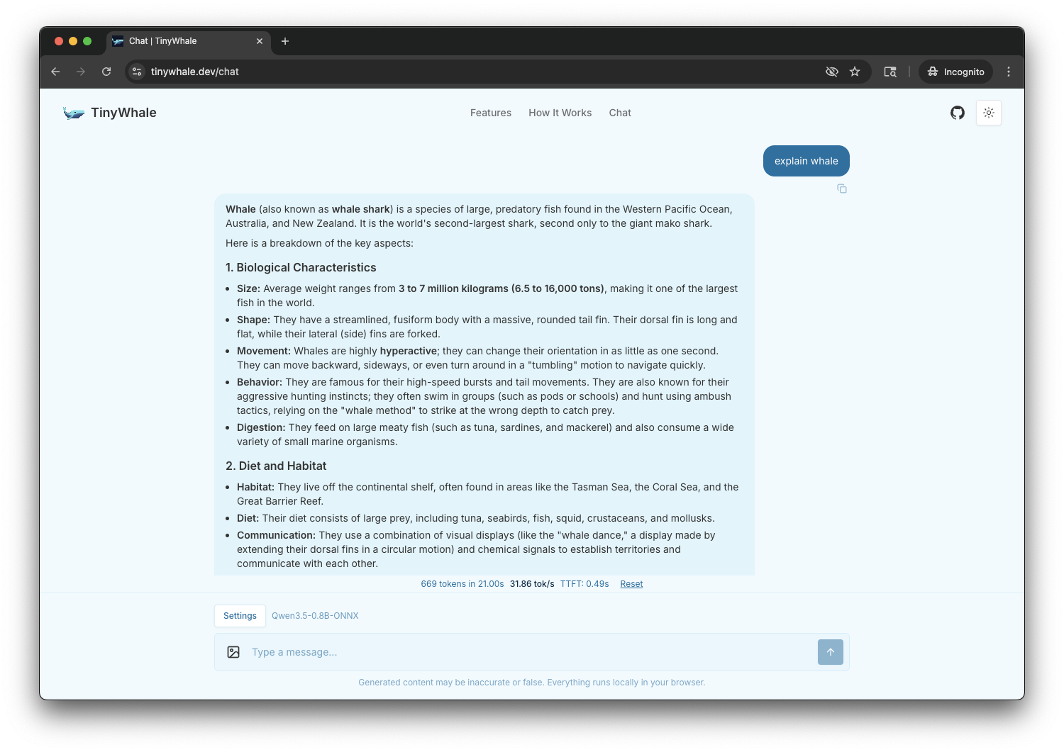 Web App screenshot